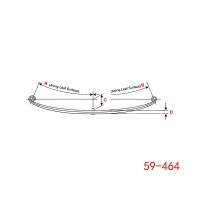 Kenworth前钢板弹簧 59-464 HK481102706