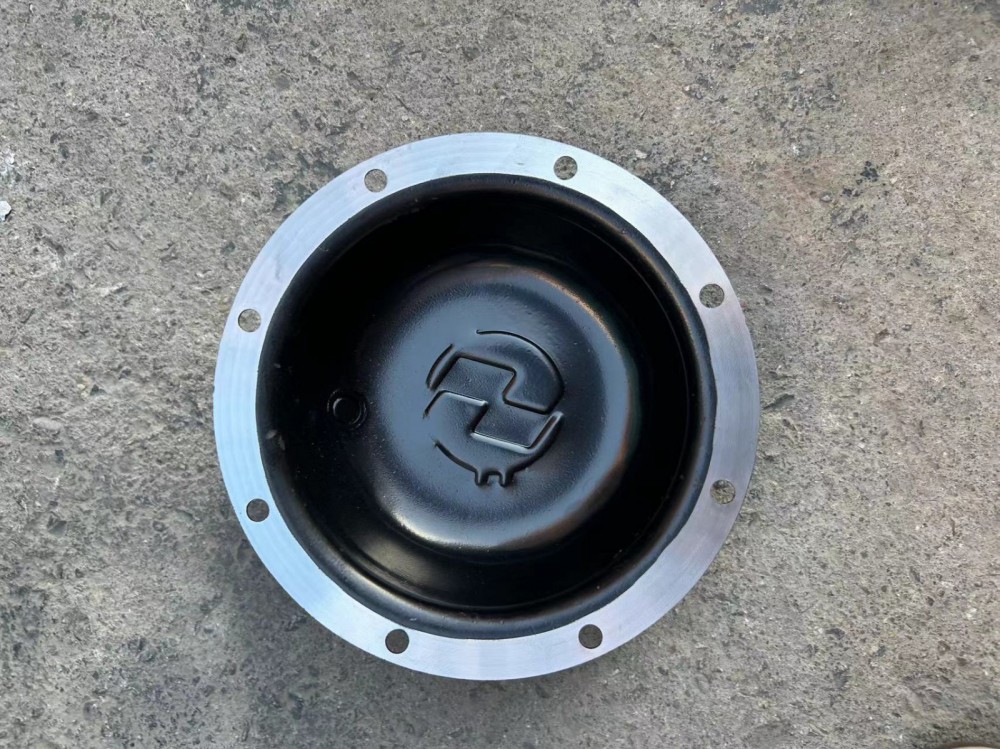 土-D - 「D2021」 陕汽德龙后悬置系统DZ91259520211 平衡轴左壳盖-DZ91259520211