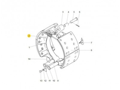 WG7117450317  回位弹簧,Return spring,济南向前汽车配件有限公司