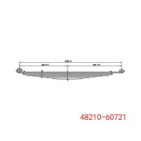 48210-60721 豐田 后鋼板彈簧總成