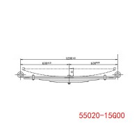 55020-15G00 日產(chǎn)皮卡后鋼板彈簧
