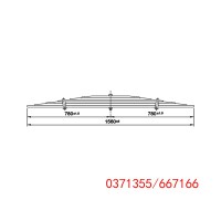 0371355 667166 重型汽車底盤板簧