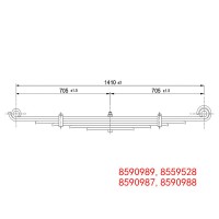 8590989 8559528 8590987 8590988 板簧懸架