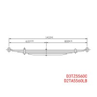 D3TZ5560C D2TA5560LB 福特 板簧