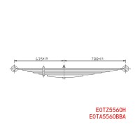 E0TZ5560H E0TA5560BBA 福特 后板簧