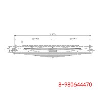 8-980644470 五十鈴 后板簧