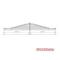 3953200606 奔馳 后鋼板彈簧總成