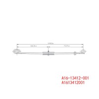 A16-13412-001 A1613412001 福萊納 前板簧