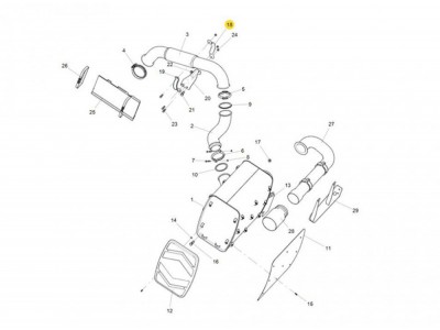 712W97420-0011  金属软管卡箍,Hose clamp,济南向前汽车配件有限公司
