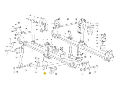 WG9925682102   前稳定杆轴承,Front stabilizer bar bearing,济南向前汽车配件有限公司