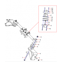14355139 gearbox rear suspension