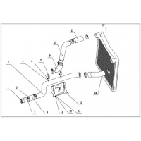 880130B0008 中冷系统 Intake Part Engine