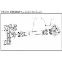 870220B0003 后桥传动轴组件 Rear Propeller Shaft