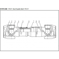 后桥传动轴-蓝通 Rear Propeller Shaft