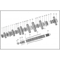 8DS240A-1701106 二轴六七档滑套 Sliding clutch