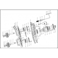 8DS260-1701070 变速器后盖 Rear cover