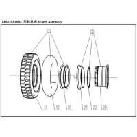 880310A0003 车轮总成 Type and Wheel