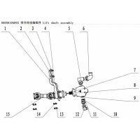 84086000003-5 举升传动轴 Propeller shaft