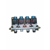 H0366040034A0电磁气阀四联带支架图2