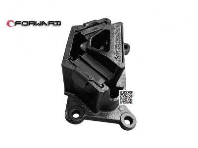 WG9925590310   发动机后橡胶支承,Engine rear rubber support,济南向前汽车配件有限公司
