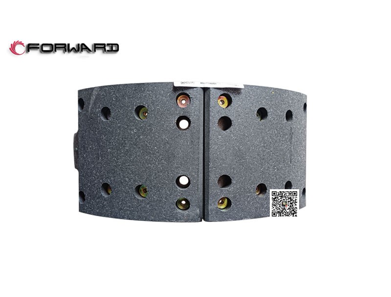 HD90009440080  制动蹄总成,Brake shoe assembly,济南向前汽车配件有限公司