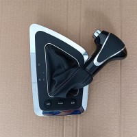 陜汽德龍X6000自動擋換擋器面板左置AMT防塵套手柄球總成