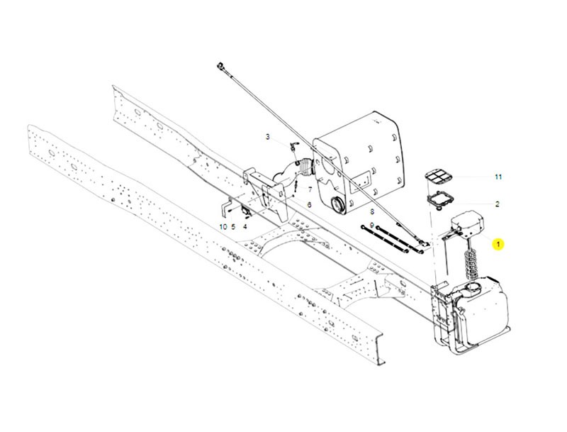 WG1034130181 尿素泵总成（加热）,Urea pump Assembly (Heating),济南向前汽车配件有限公司