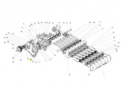 080V01305-5144,Housing covef for timing gear,济南向前汽车配件有限公司