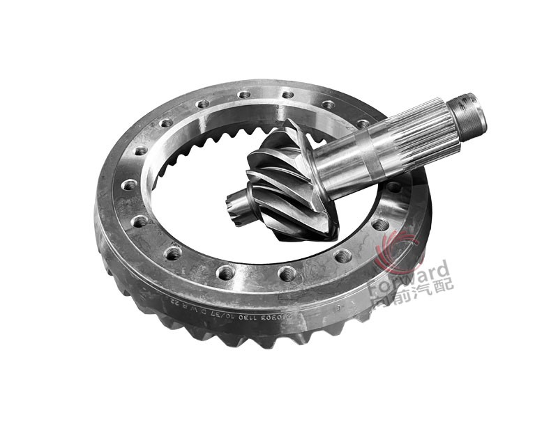 AZ7117328046  中桥锥齿轮副,Middle bridge bevel gear pair,济南向前汽车配件有限公司