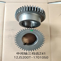 外贸批发 重汽陕汽豪沃斯太尔卡特小松山推中间轴三档齿Z41 12JS200T-1701050