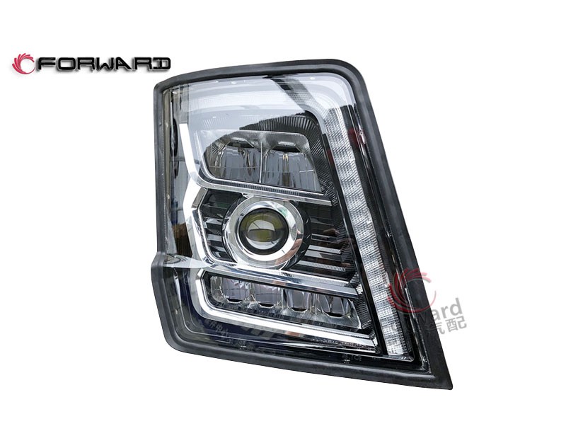 陕汽重卡 X5000 底盘电器系统前照灯LED/DRL/BOCO配件/DZ97189723361 右前组合灯