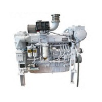 斯太尔直列直喷四冲程双循环水冷6缸 船用柴油机发动机总成 FD12