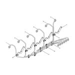 4110000405317 612600082334-第二缸高壓油管總成