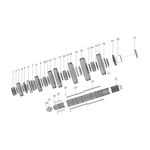 4110703309001 中间轴超速档齿轮8DS260A-1701055