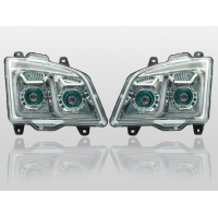 重卡重汽一汽解放配件cy-10201原装卡车零件车灯JH6大灯 全LED