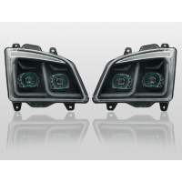 专业重型汽车配件重汽一汽cy-10202原装零件车灯JH6大灯全LED