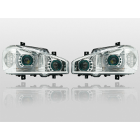 专业重汽陕汽一汽原装配件零件车灯J6 全LED大灯 二代