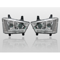 专业重汽陕汽一汽原装配件零件车灯J7大灯 全LED