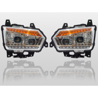 重汽欧曼EXT年度牵引 新款欧曼全LED大灯前照灯