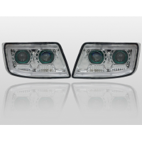 福田欧曼GTL大灯总成 欧曼全LED大灯 欧曼H4二代大灯前照灯