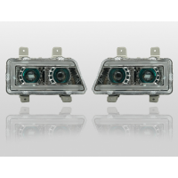 外贸出口天龙KC天锦二代全LED大灯双透镜前大灯