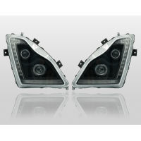 外贸出口东风新款天龙KL驾驶室前组合大灯总成带LED