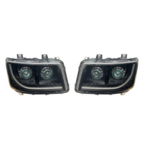 外贸出口厂家批发东风旗舰全LED大灯 黑金款