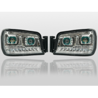 专业重型汽车配件陕汽X3000卡车配件车灯泡式R 不带导光条