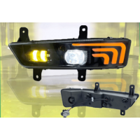 外贸出口解放J6P500全LED前雾灯双透镜雾灯总成灯光高低可调节