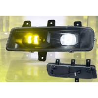 外贸出口欧曼GTL全LED前雾灯双透镜雾灯总成