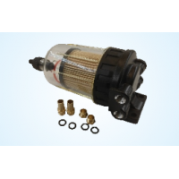 厂家直销高品质重汽配件 S3213透明款燃油滤芯总成 滤清器总成