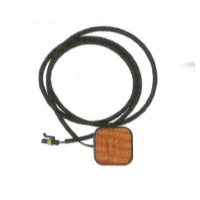 外贸出口重汽豪沃汕德卡C7H挡泥板小方灯 叶子板侧边灯翼子板转向灯