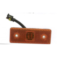 现货红岩杰虎H6挡泥板边灯 示宽灯标志灯 驾驶室侧转向灯