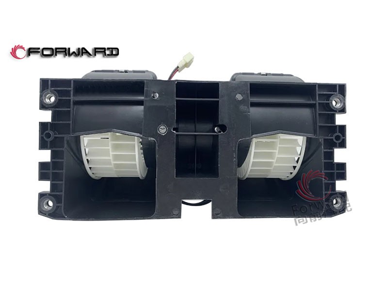 SHACMAN 新M3000 车身驾驶室暖风系统 DZ15221840402 暖风机总成/DZ15221840402 蒸发风机总成-调速模块-BH